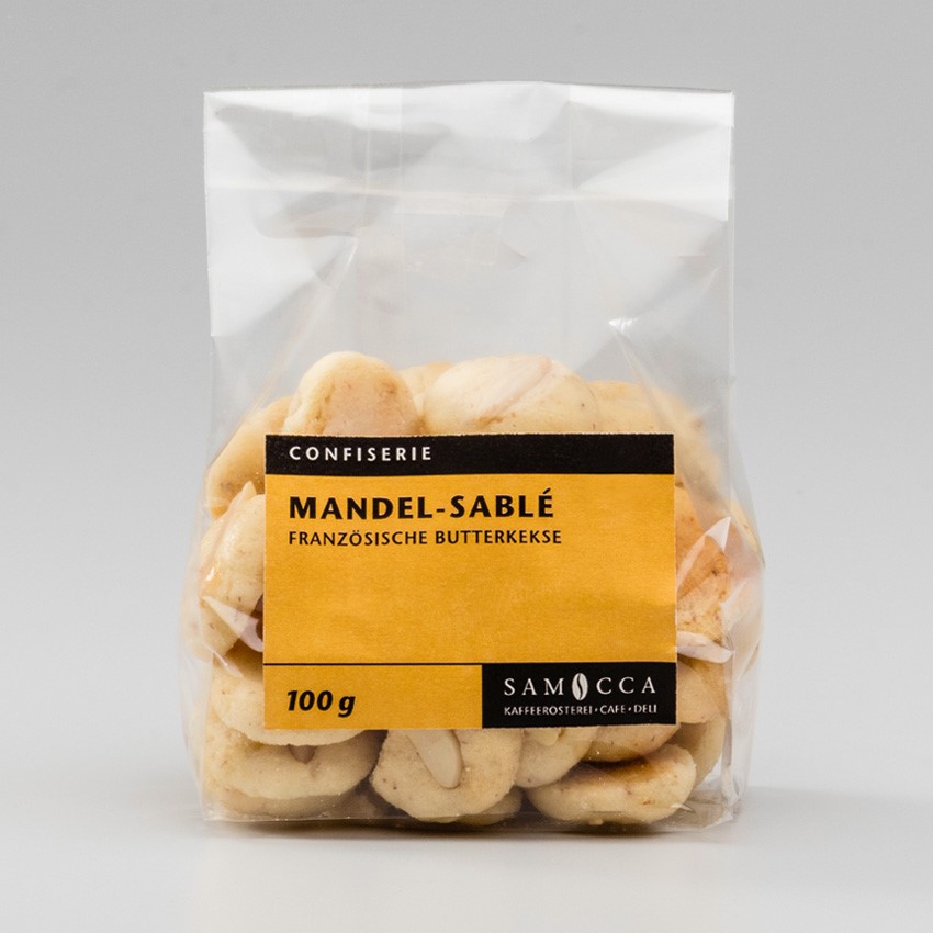 Mandel-Sablé Butterkekse für Kaffee und Tee