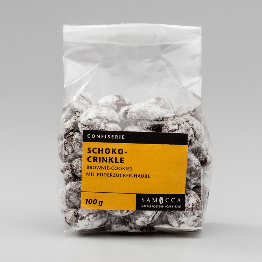 Personalisierbare Schoko-Crinkle Cookies